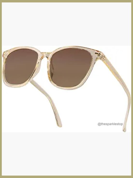 Polarized Square Mirrored Sunglasses with UV Protection main image 4